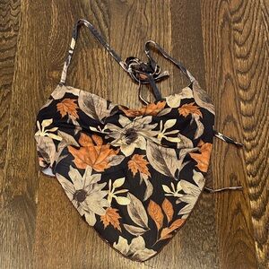 Floral Print Crop Top